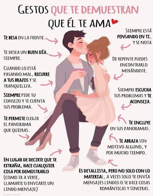 gestos de amor que demuestran que el te ama
